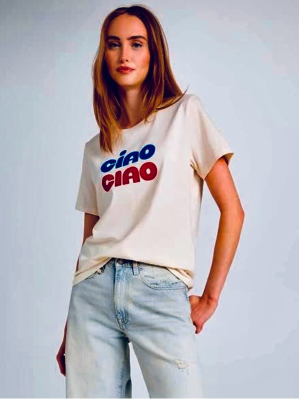 NWOT Southparade CIAO CIAO Graphic Tee, size L